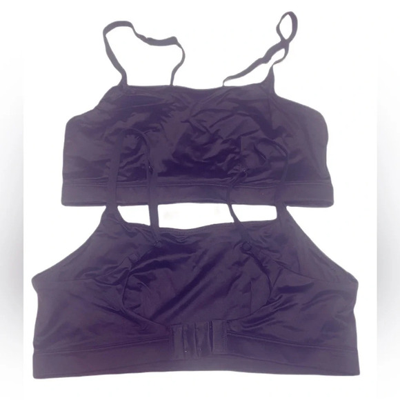 NNT 2 x La Senza velvet comfortable lightweight adjustable hooks Bralette bra M - Picture 2 of 2